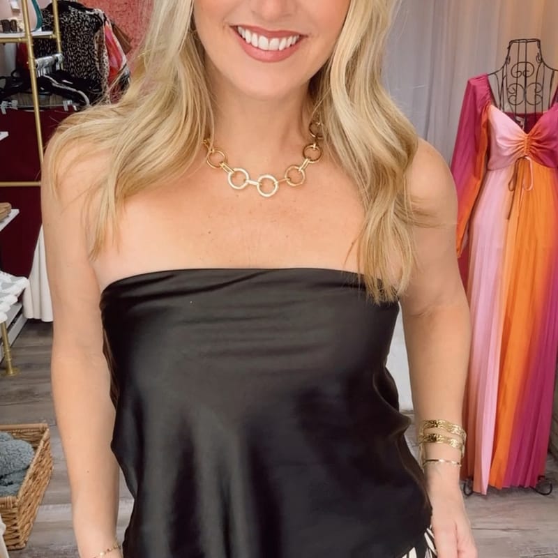 By Together-Spring25-BTBS-black satin tube top